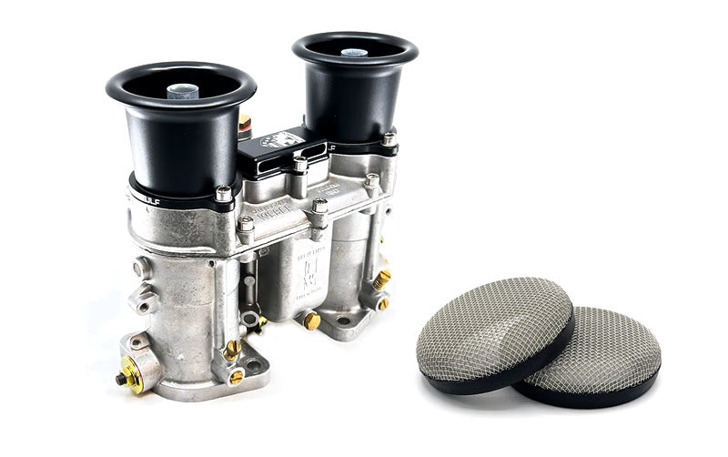 BBR Velocity Stack Filters Covers Weber Carburetor Ross Wulf 48 IDA Pair