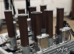 BBR Custom Velocity Stack Filters Covers Hilborn 76mm V8 Set