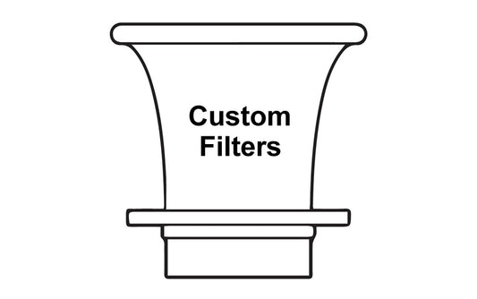 BBR Custom Velocity Stack Filters Covers 66 mm x 2.3mm Pair