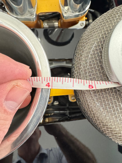 BBR Custom Velocity Stack Filters Covers 101mm x 4mm Cougar Interceptor