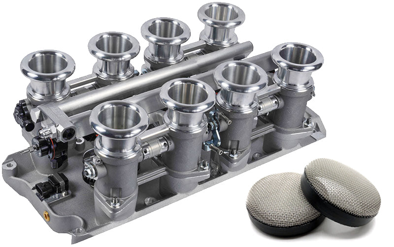 BBR Velocity Stack Filters Covers Borla TWM Injection 8-Stack 95mm V8 set