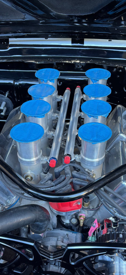 BBR Velocity Stack Filters Covers Borla Injection 8-Stack 87mm V8 set