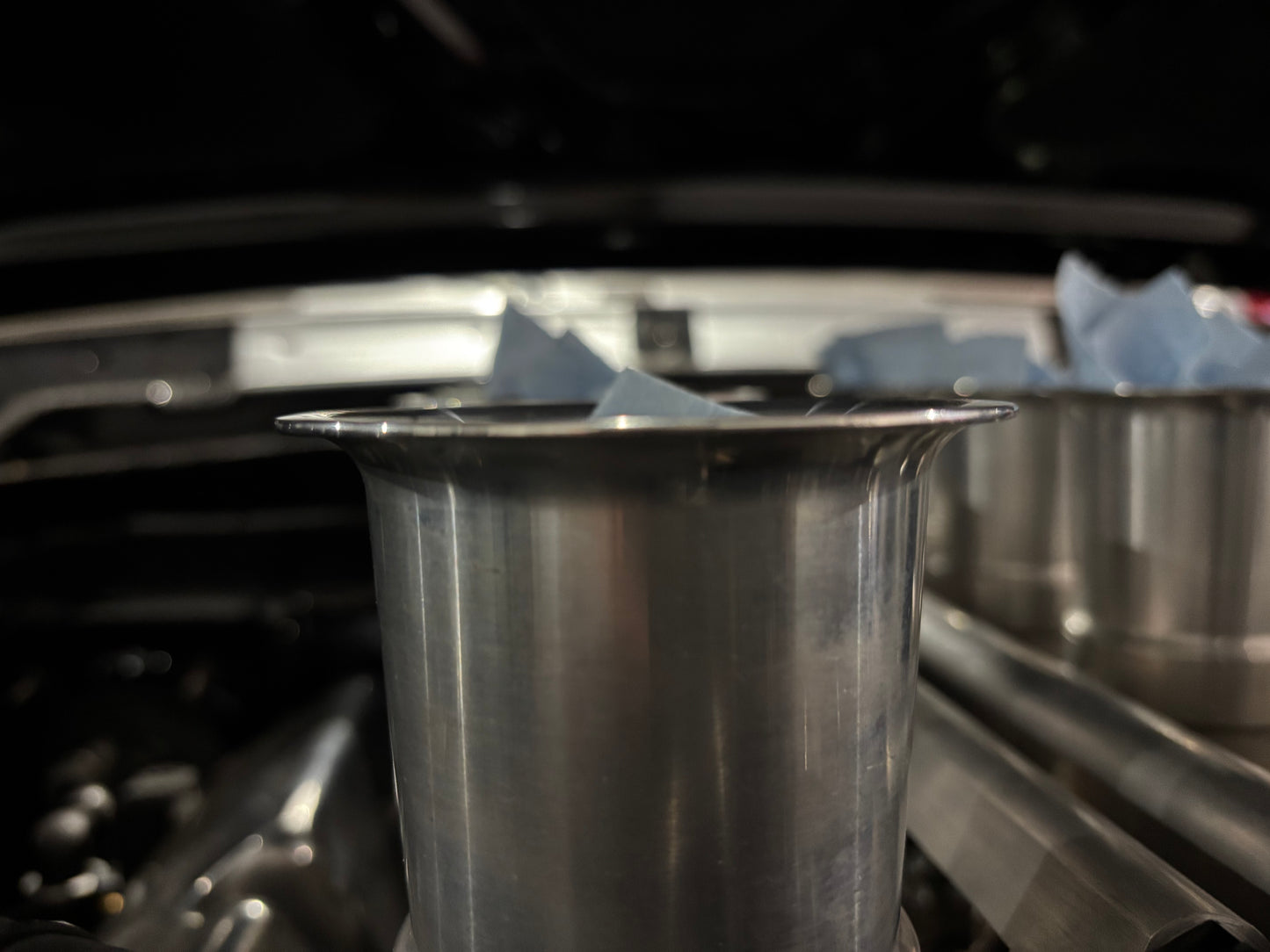 BBR Velocity Stack Filters Covers Borla Injection 8-Stack 87mm V8 set