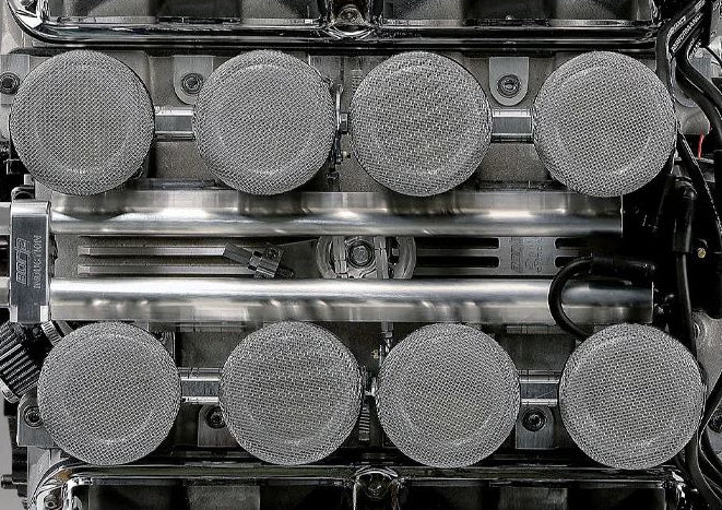 BBR Velocity Stack Filters Covers Borla TWM Injection 8-Stack 95mm V8 set