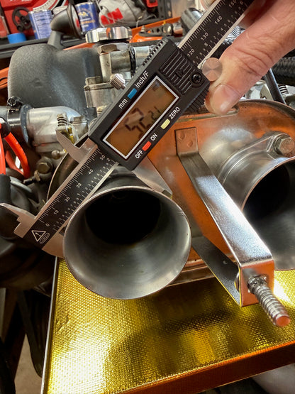 BBR Velocity Stack Filters Covers Mikuni 44PHH Carburetor 64mm Pair