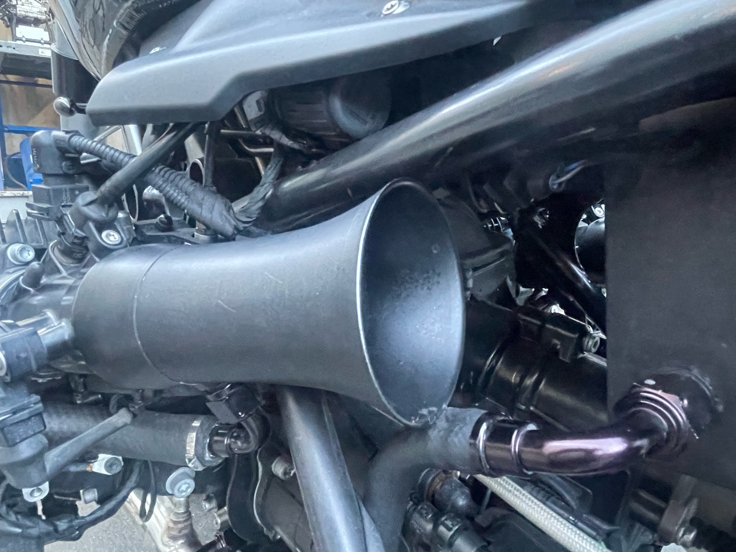 BBR Custom Velocity Stack Filters Covers 86mm and 84mm Motorcycle Pair