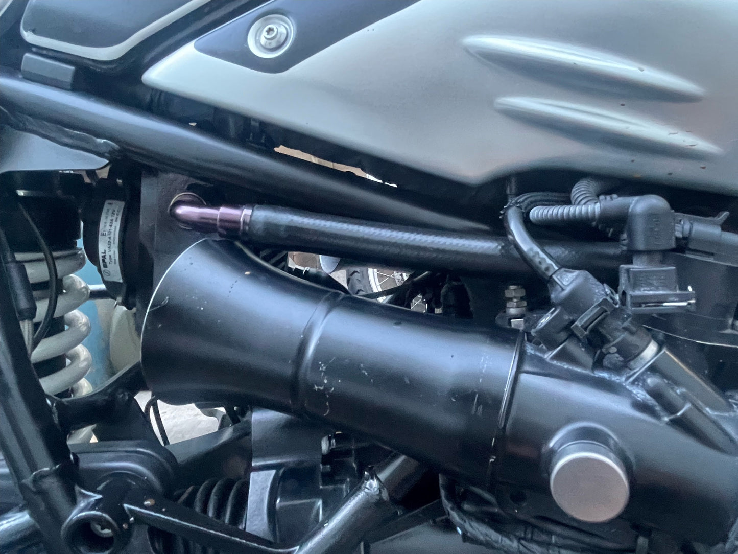 BBR Custom Velocity Stack Filters Covers 86mm and 84mm Motorcycle Pair